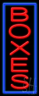 Boxes Neon Sign