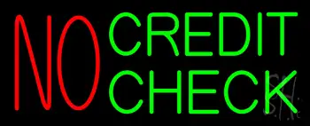 No Credit Check Neon Sign