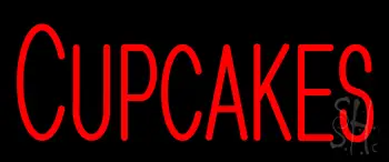 Red Cupcakes Neon Sign