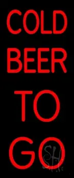 Red Cold Beer To Go Neon Sign