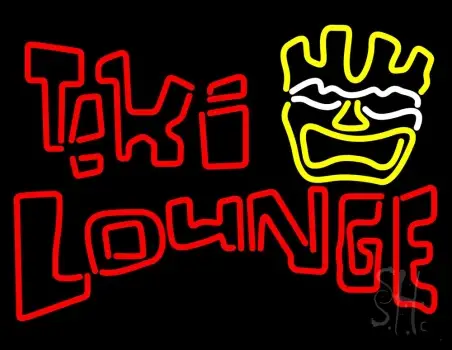 Tiki Bar Lounge Neon Sign
