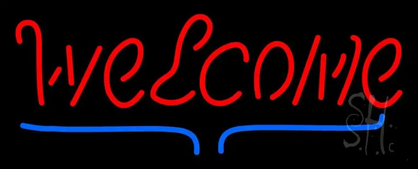 Decorative Welcome Bar Neon Sign