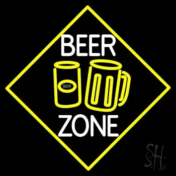 Beer Zone With Beer Mug Neon Sign