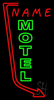 Custom Green Motel Neon Sign