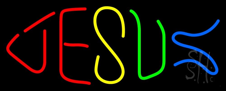 Jesus Neon Sign