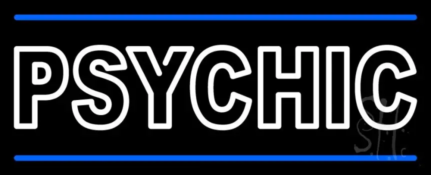 Double Stroke Psychic Neon Sign
