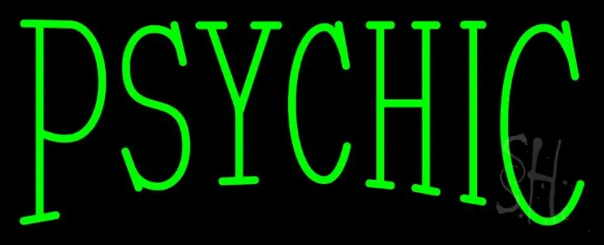 Green Psychic Neon Sign