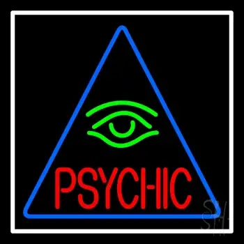 Red Psychic Green Eye Neon Sign