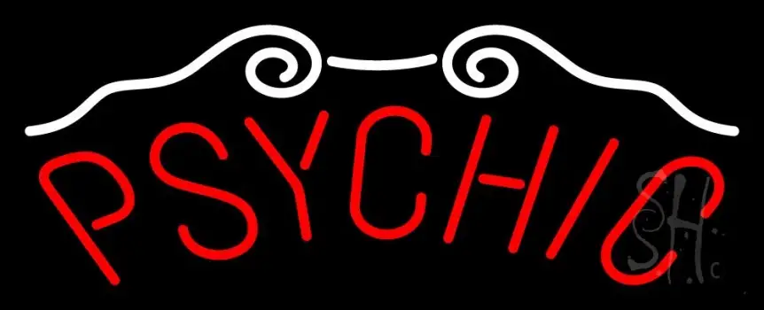 Red Psychic Neon Sign