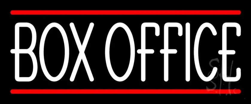 White Box Office Neon Sign