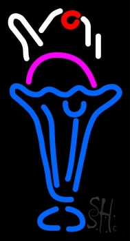 Ice Cream Cup Neon Sign