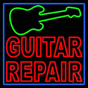 Guitar Repair Neon Sign