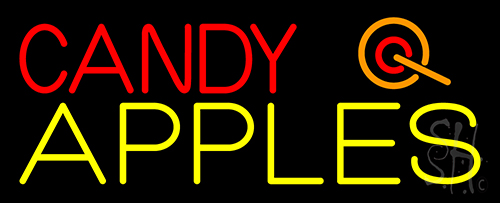 Candy Apples Apple Neon Sign