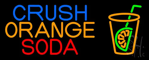 Crush Orange Soda Neon Sign