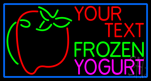 Custom Frozen Dessert Neon Sign