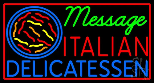 Custom Italian Delicatessen Neon Sign
