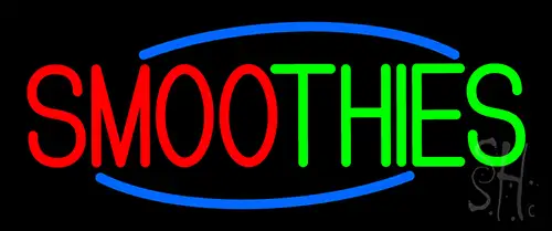 Double Stroke Smoothies Neon Sign