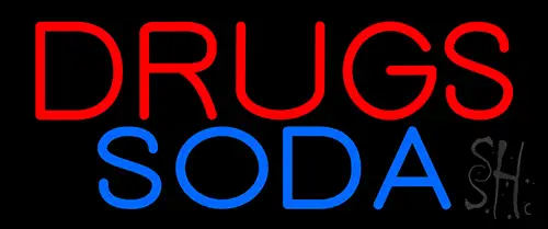 Drugs Soda Neon Sign