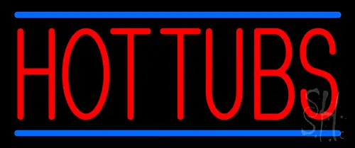 Red Hot Tubs Neon Sign