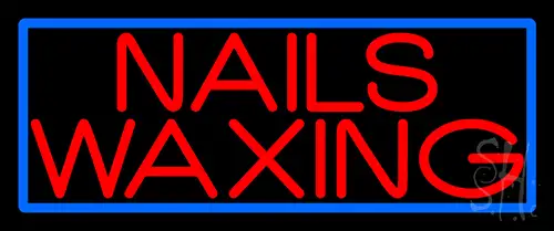Red Nails Waxing Neon Sign
