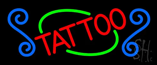 Red Tattoo Neon Sign
