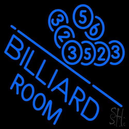 Billiards Room Neon Sign