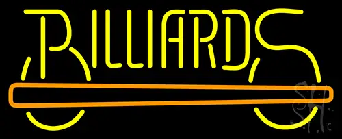 Billiards 1 Neon Sign