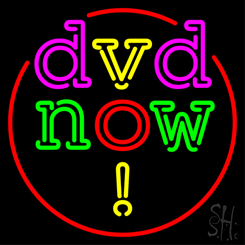 Dvd Now 2 Neon Sign