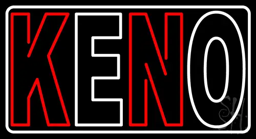 Keno With Outline 1 Neon Sign