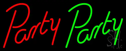 Party Party Neon Sign