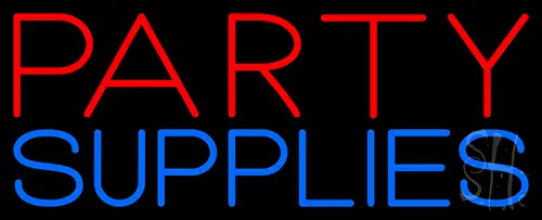 Party Supplies Neon Sign