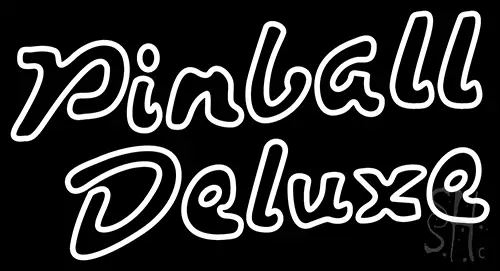 Pinball Deluxe Neon Sign