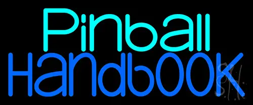 Pinball Handbook 1 Neon Sign