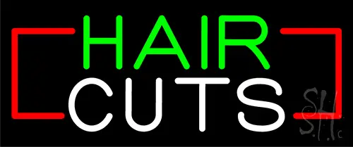 Hair Cut Neon Sign