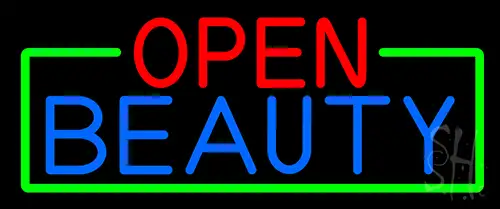 Open Beauty Salon Neon Sign