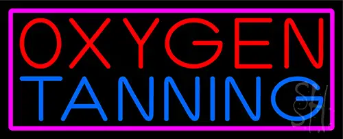 Oxygen Tanning Neon Sign