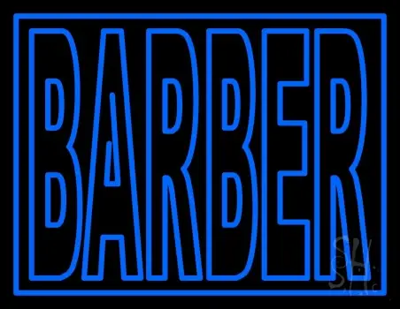 Double Stroke Barber Neon Sign