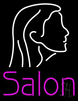 Salon Logo Neon Sign