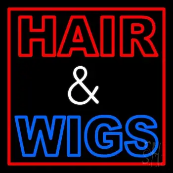 Hair And Wigs Neon Sign