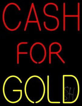 Cash For Gold Neon Sign