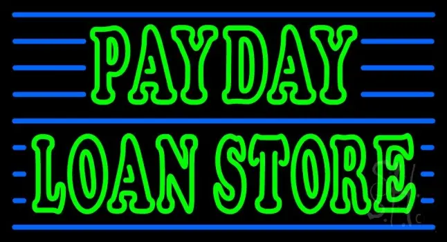 Payday Loan Store Neon Sign