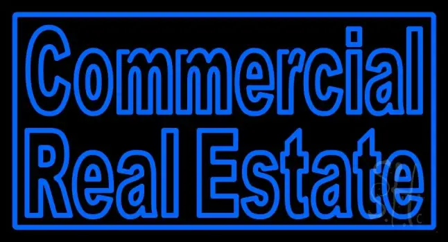 Commercial Real Estate Neon Sign