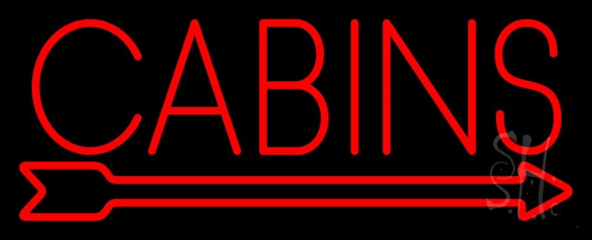 Cabins Neon Sign