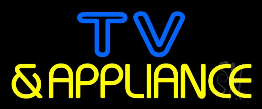 Tv And Appliance 3 Neon Sign