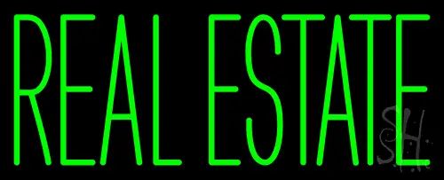 Green Real Estate 1 Neon Sign