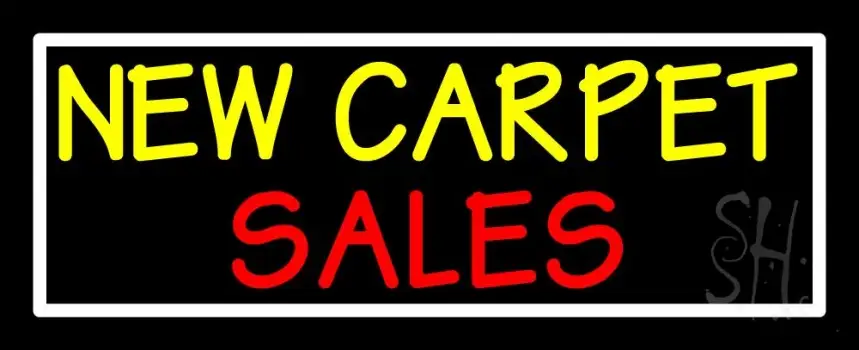 New Carpet Sale 3 Neon Sign