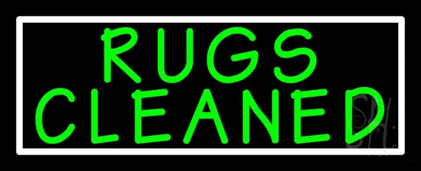 Rugs Cleaned 1 Neon Sign