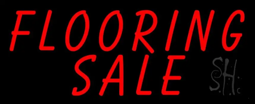 Flooring Sale 1 Neon Sign