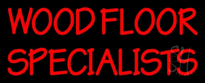 Wood Floor Specialist 1 Neon Sign