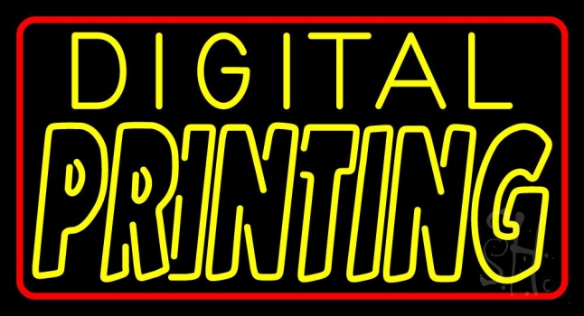 Double Stroke Digital Printing Neon Sign